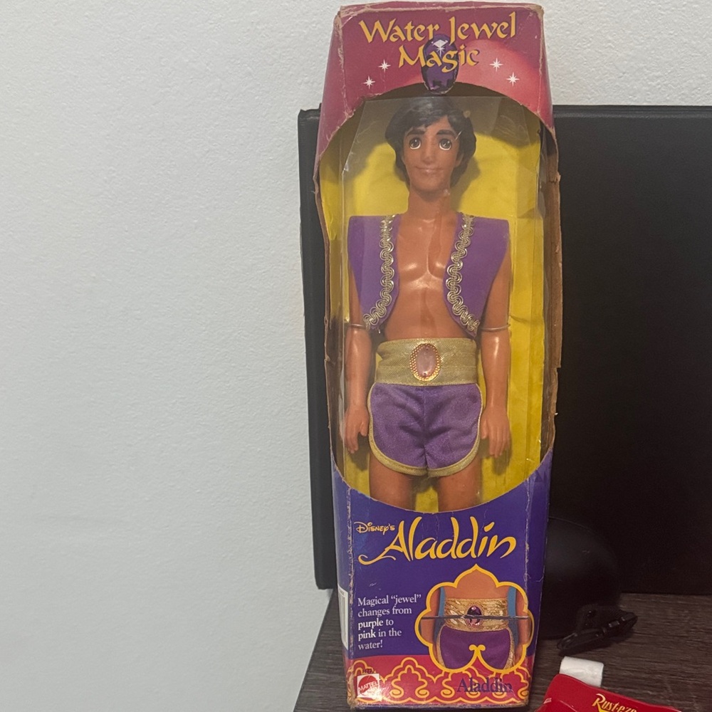 Disney Aladdin Doll with Purple and Gold Outfit